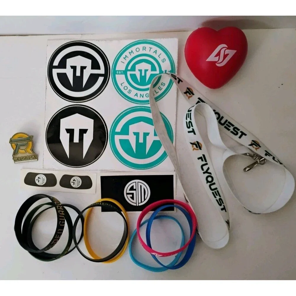 Esports Promo Memorabilia Lot TSM Team Liquid CLG FlyQuest Pin OpTic OMEN